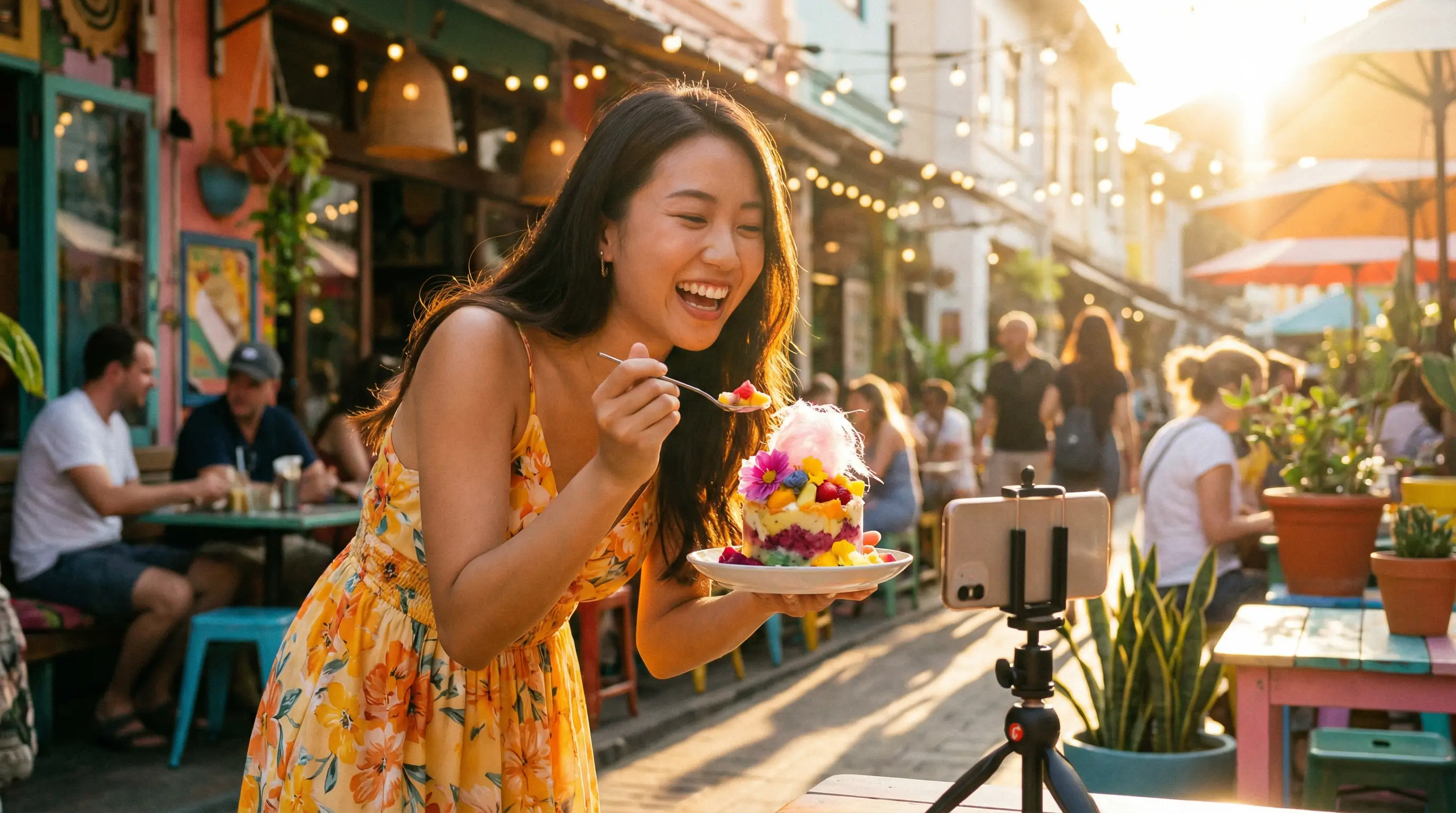 抖阴美食探店视频
